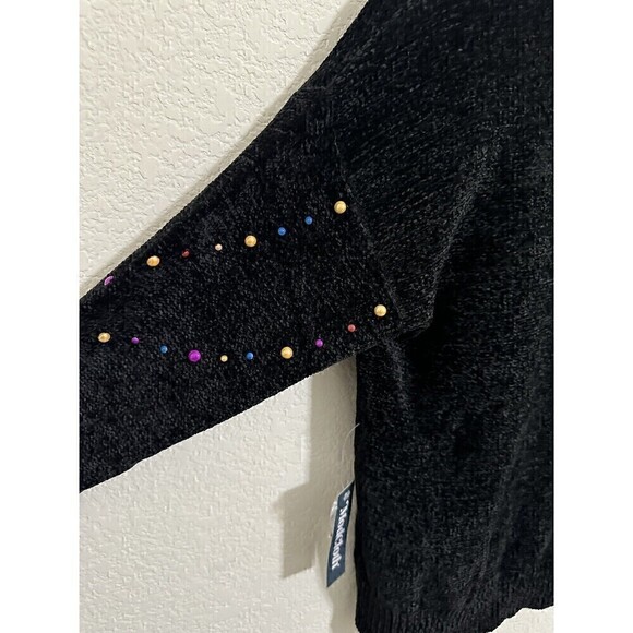 ModCloth Sweater Womens Size XS Deck The Halls With Glitz Mock Neck Pullover Top - Picture 8 of 8